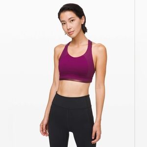 Lululemon Purple Metallic Sports Bra 10